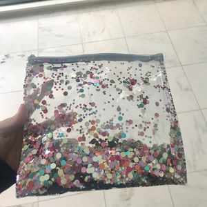 Packed Party glitter makeup bag